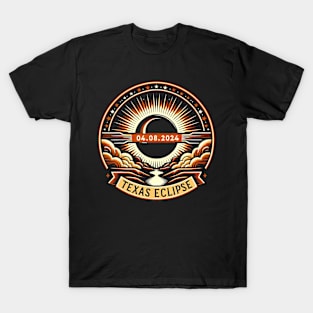 Texas Eclipse April 8 2024 04.08.2024 Texas Solar Eclipse T-Shirt